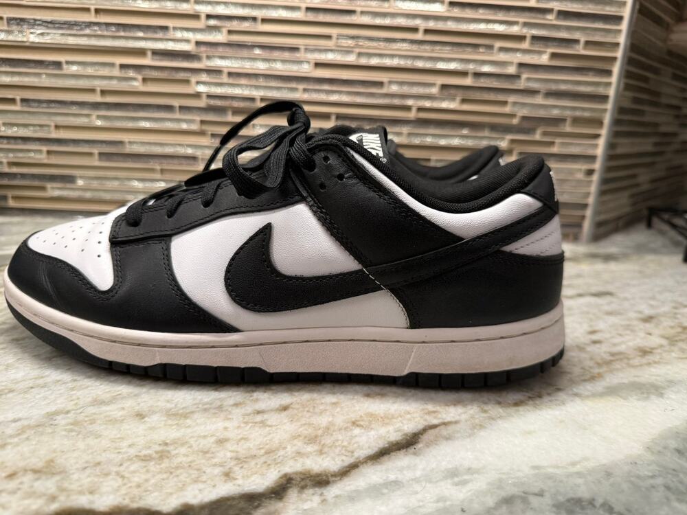 Nike Dunk Low Retro Black White Panda Men's Size 10.5 (Size Unverified)